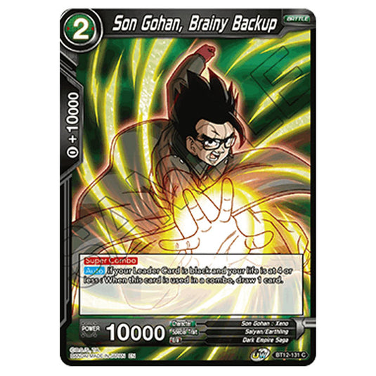 Dragon Ball Super - B12 - Vicious Rejuvenation - Son Gohan, Brainy Backup - BT12-131