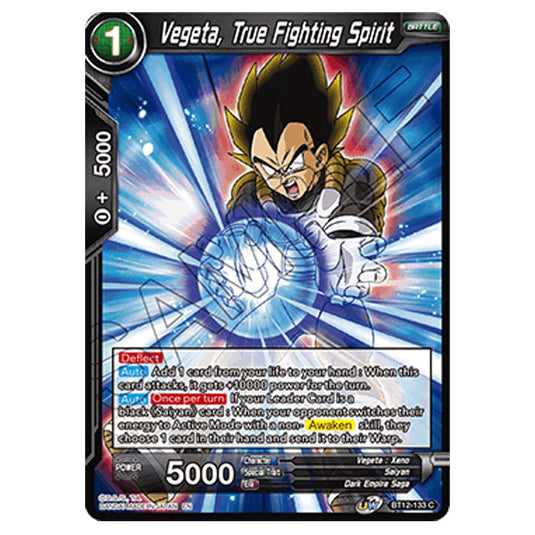 Dragon Ball Super - B12 - Vicious Rejuvenation - Vegeta, True Fighting Spirit - BT12-133