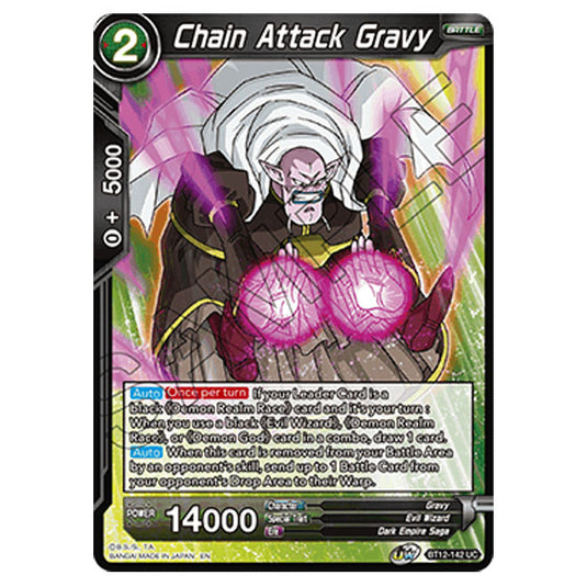 Dragon Ball Super - B12 - Vicious Rejuvenation - Chain Attack Gravy - BT12-142