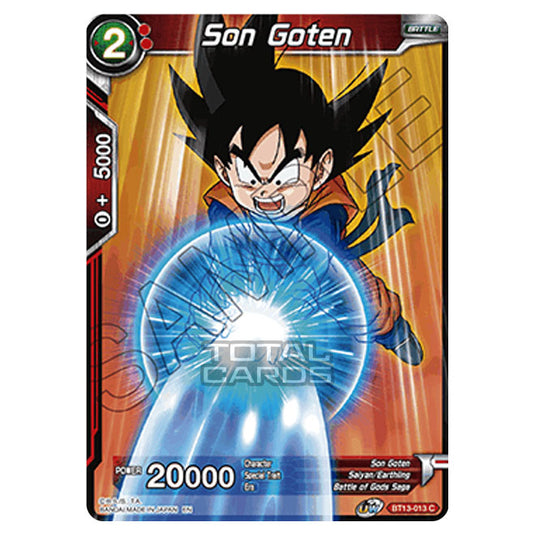 Dragon Ball Super - B13 - Supreme Rivalry - 	Son Goten - BT13-013