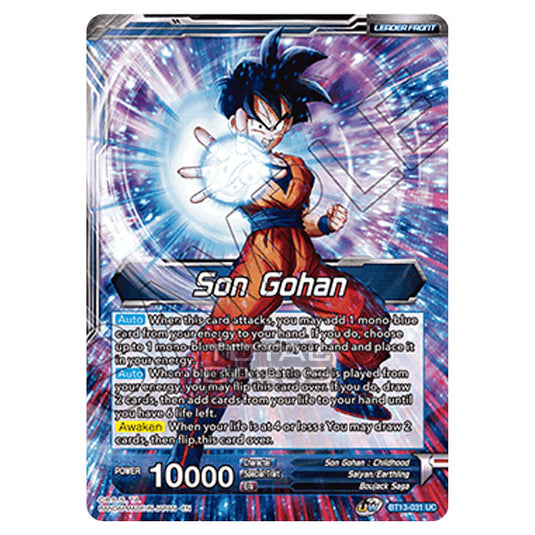 Dragon Ball Super - B13 - Supreme Rivalry - 	Son Gohan - BT13-031