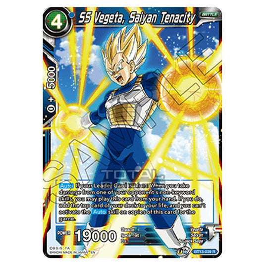 Dragon Ball Super - B13 - Supreme Rivalry - SS Vegeta, Saiyan Tenacity - BT13-039