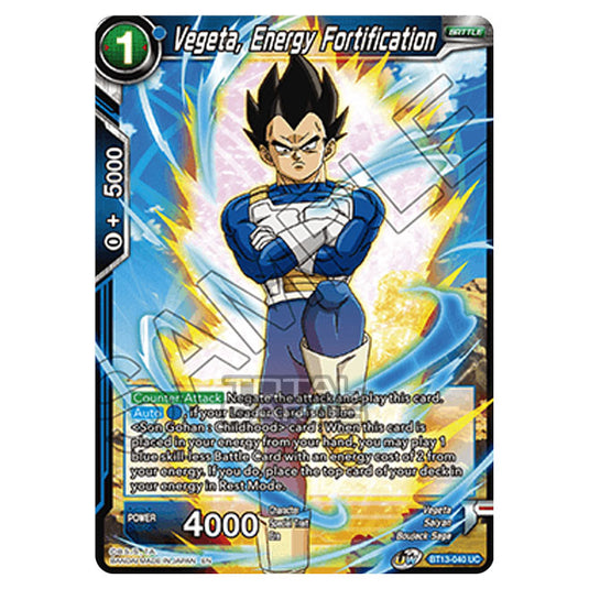 Dragon Ball Super - B13 - Supreme Rivalry - Vegeta, Energy Fortification - BT13-040