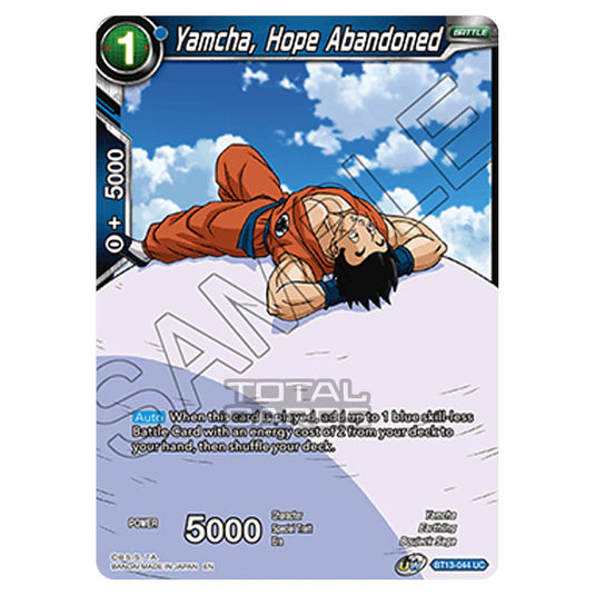 Dragon Ball Super - B13 - Supreme Rivalry - Yamcha, Hope Abandoned - BT13-044