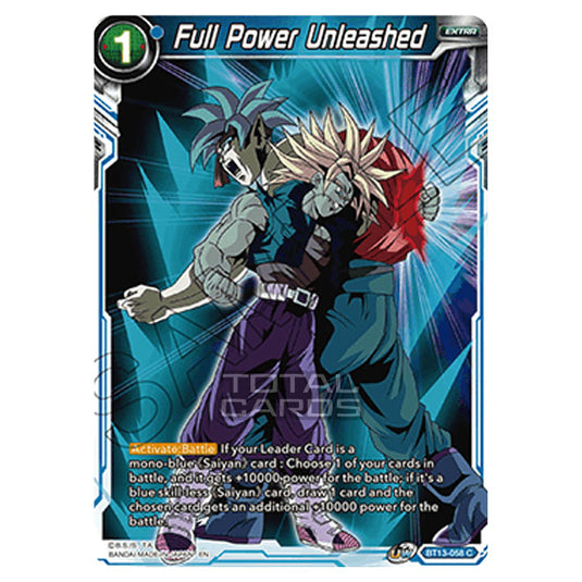 Dragon Ball Super - B13 - Supreme Rivalry - Full Power Unleashed - BT13-058