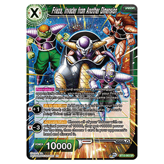 Dragon Ball Super - B13 - Supreme Rivalry - 	Frieza, Invader from Another Dimension - BT13-063