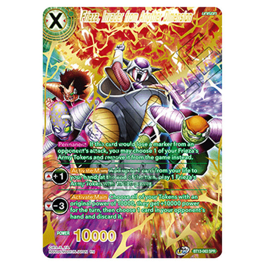Dragon Ball Super - B13 - Supreme Rivalry - Frieza, Invader from Another Dimension - BT13-063_SPR