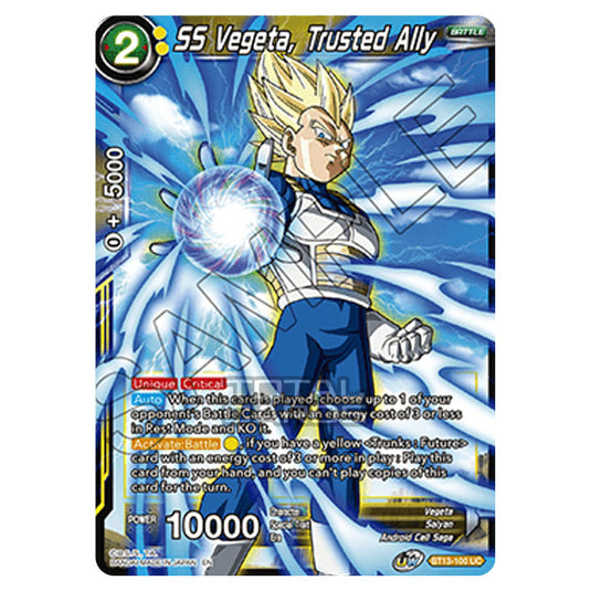 Dragon Ball Super - B13 - Supreme Rivalry - SS Vegeta, Trusted Ally - BT13-100