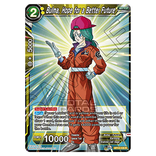 Dragon Ball Super - B13 - Supreme Rivalry - 	Bulma, Hope for a Better Future - BT13-105