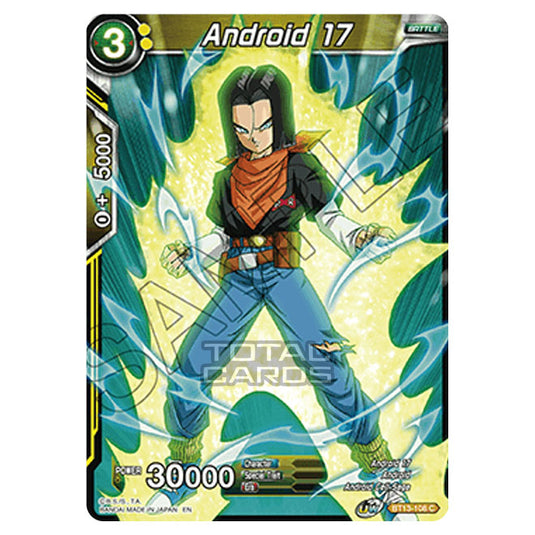 Dragon Ball Super - B13 - Supreme Rivalry - Android 17 - BT13-108