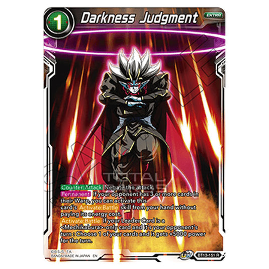 Dragon Ball Super - B13 - Supreme Rivalry - Darkness Judgment