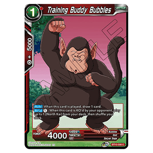 Dragon Ball Super - B15 - Saiyan Showdown - Training Buddy Bubbles - BT15-006