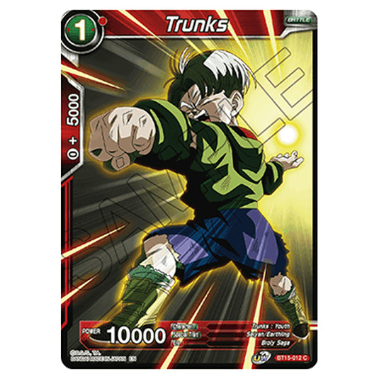 Dragon Ball Super - B15 - Saiyan Showdown - Trunks - BT15-012