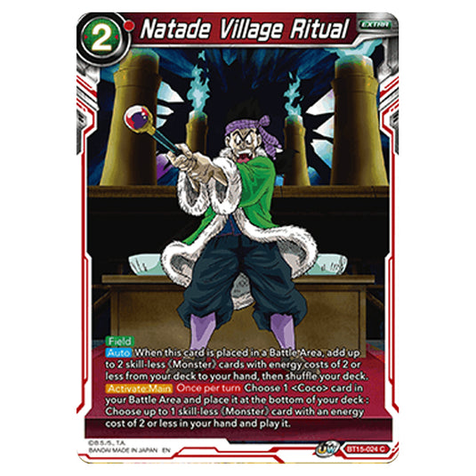 Dragon Ball Super - B15 - Saiyan Showdown - Natade Village Ritual - BT15-024