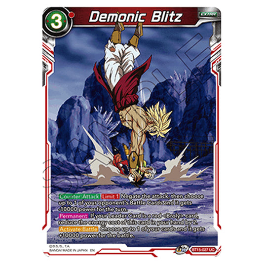 Dragon Ball Super - B15 - Saiyan Showdown - Demonic Blitz - BT15-027