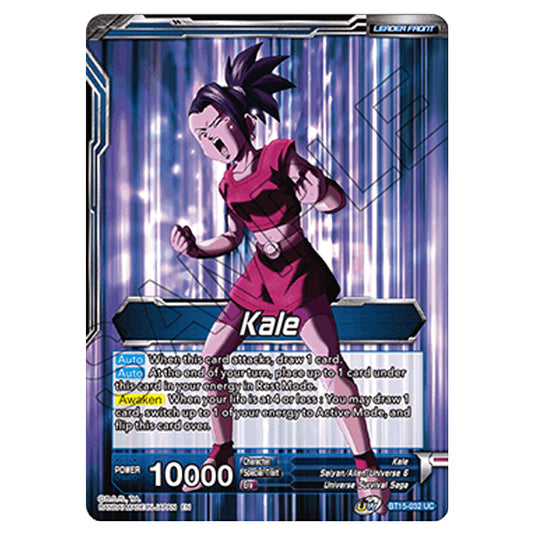 dragon ball super card game kale Dragon Ball Super - B15 - Saiyan Showdown - Kale