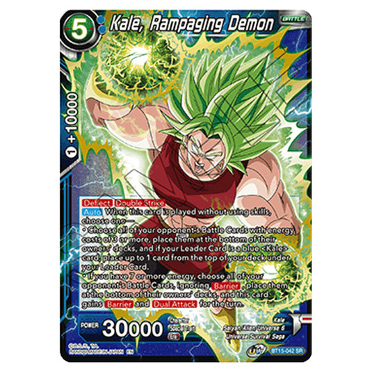 Dragon Ball Super - B15 - Saiyan Showdown - Kale, Rampaging Demon - BT15-042