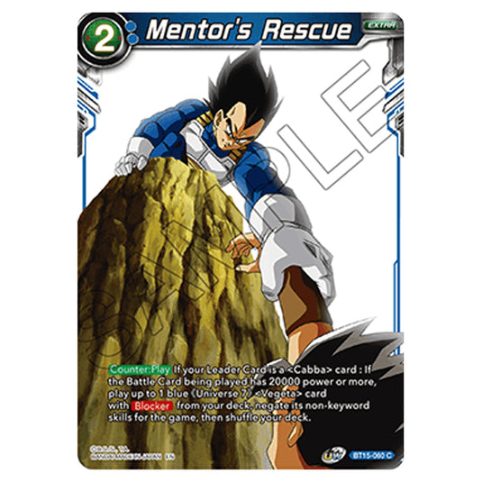 Dragon Ball Super - B15 - Saiyan Showdown - Mentor's Rescue - BT15-060