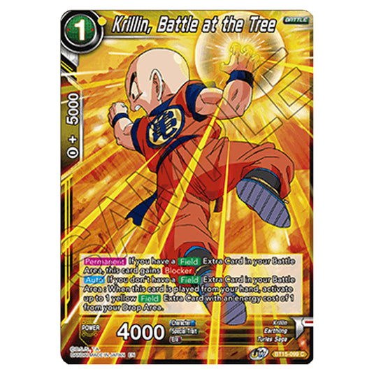 Dragon Ball Super - B15 - Saiyan Showdown - Krillin, Battle at the Tree - BT15-099