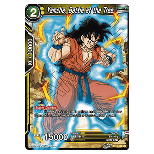 Dragon Ball Super - B15 - Saiyan Showdown - Yamcha, Battle at the Tree - BT15-102