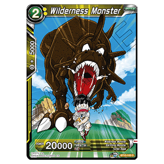 Dragon Ball Super - B15 - Saiyan Showdown - Wilderness Monster - BT15-105