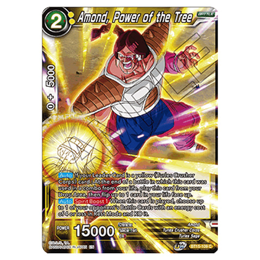 Dragon Ball Super - B15 - Saiyan Showdown - Amond, Power of the Tree - BT15-109