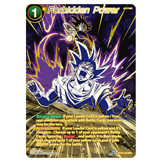 Dragon Ball Super - B15 - Saiyan Showdown - Forbidden Power - BT15-119_SPR