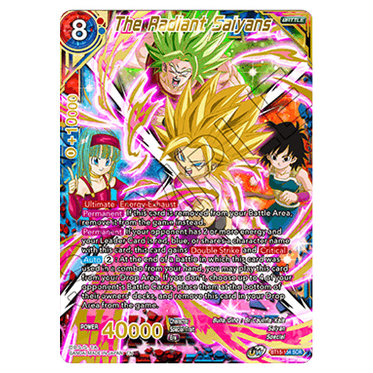 Dragon Ball Super - B15 - Saiyan Showdown - The Radiant Saiyans - BT15-154