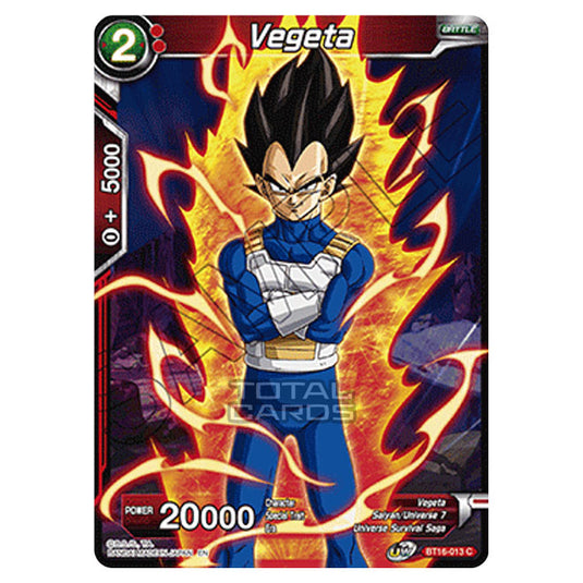 Dragon Ball Super - B16 - Realm Of The Gods - Vegeta - BT16-013