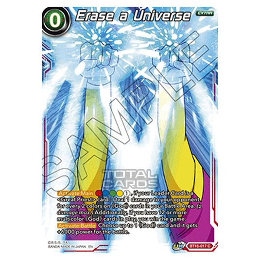 Dragon Ball Super - B16 - Realm Of The Gods - Erase a Universe - BT16-017