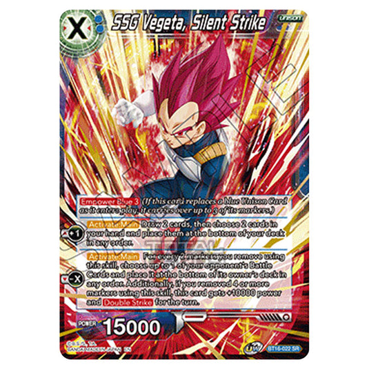 Dragon Ball Super - B16 - Realm Of The Gods - SSG Vegeta, Silent Strike - BT16-022