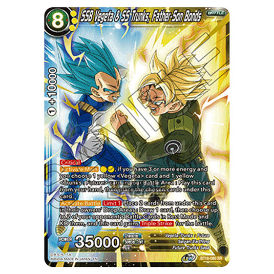 Dragon Ball Super - B16 - Realm Of The Gods - SSB Vegeta & SS Trunks, Father-Son Bonds - BT16-080