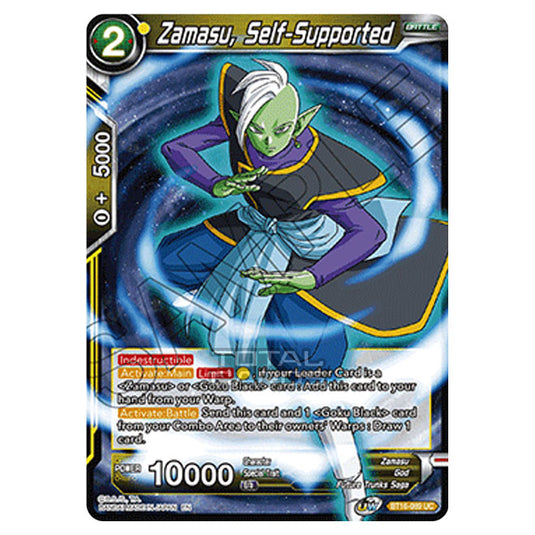 Dragon Ball Super - B16 - Realm Of The Gods - Zamasu, Self-Supported - BT16-089