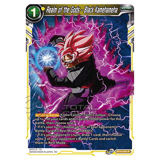 Dragon Ball Super - B16 - Realm Of The Gods - Realm of the Gods - Black Kamehameha - BT16-092