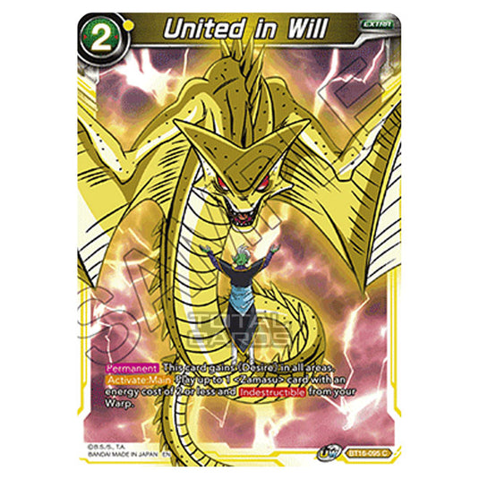 Dragon Ball Super - B16 - Realm Of The Gods - United in Will - BT16-095