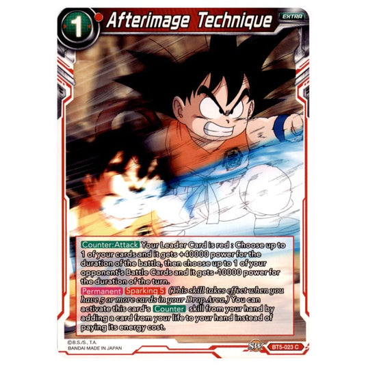 Dragon Ball Super - MB01 - Mythic Booster - Afterimage Technique - BT5-023