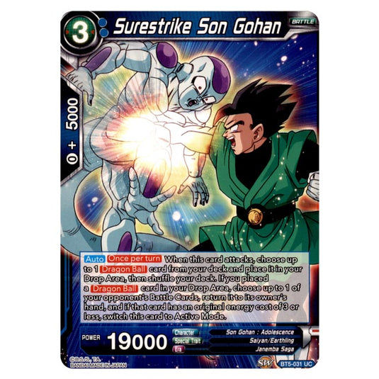 Dragon Ball Super - BT5 - Miraculous Revival - Surestrike Son Gohan - 31/120