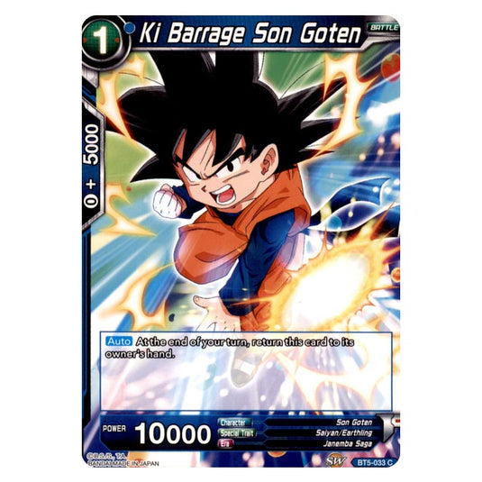 Dragon Ball Super - BT5 - Miraculous Revival - Ki Barrage Son Goten - 33/120