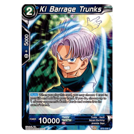 Dragon Ball Super - BT5 - Miraculous Revival - Ki Barrage Trunks - 36/120