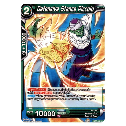 Dragon Ball Super - BT5 - Miraculous Revival - Defensive Stance Piccolo - 61/120