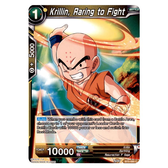 Dragon Ball Super - BT5 - Miraculous Revival - Krillin, Raring to Fight - 85/120