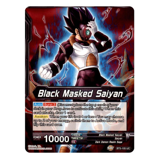 Dragon Ball Super - BT5 - Miraculous Revival - Black Masked Saiyan/Powerthirst Black Masked Saiyan - 105/120