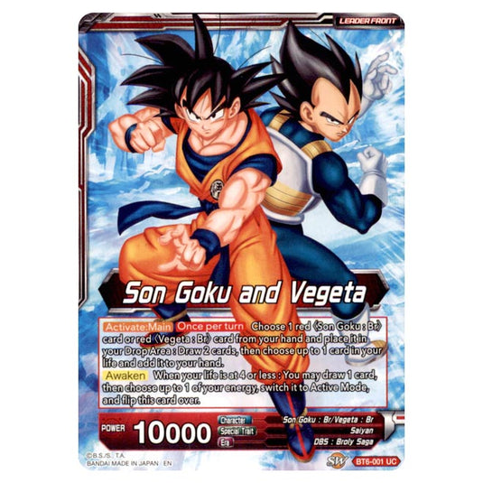 Dragon Ball Super - BT6 – Destroyer Kings - Son Goku and Vegeta - BT6-001