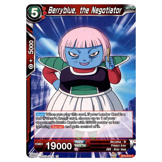 Dragon Ball Super - BT6 – Destroyer Kings - Berryblue, the Negotiator - BT6-019