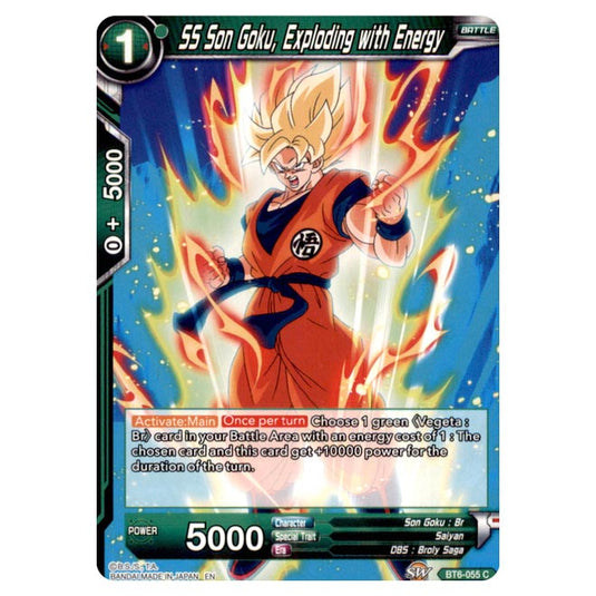 Dragon Ball Super - BT6 – Destroyer Kings - SS Son Goku, Exploding with Energy - BT6-055