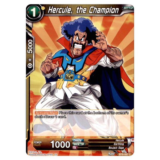 Dragon Ball Super - BT6 – Destroyer Kings - Hercule, the Champion - BT6-087