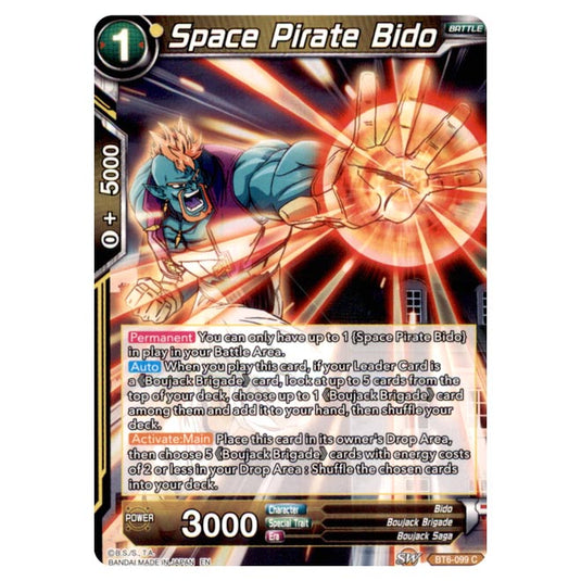 Dragon Ball Super - BT6 – Destroyer Kings - Space Pirate Bido - BT6-099