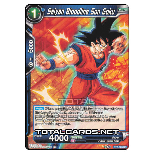 Dragon Ball Super - BT7 - Assault of the Saiyans - Saiyan Bloodline Son Goku - BT7-028