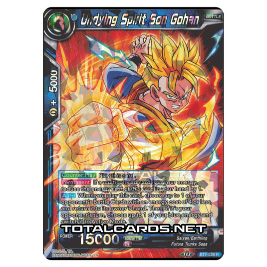 Dragon Ball Super - BT7 - Assault of the Saiyans - Undying Spirit Son Gohan - BT7-029