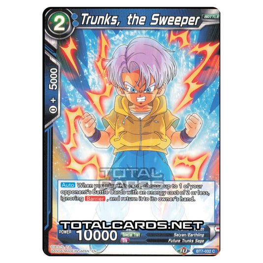 Dragon Ball Super - BT7 - Assault of the Saiyans - Trunks, the Sweeper - BT7-032